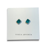 Green Earrings