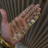 Geo inicial Necklace