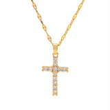 Cruz Zirconia Necklace