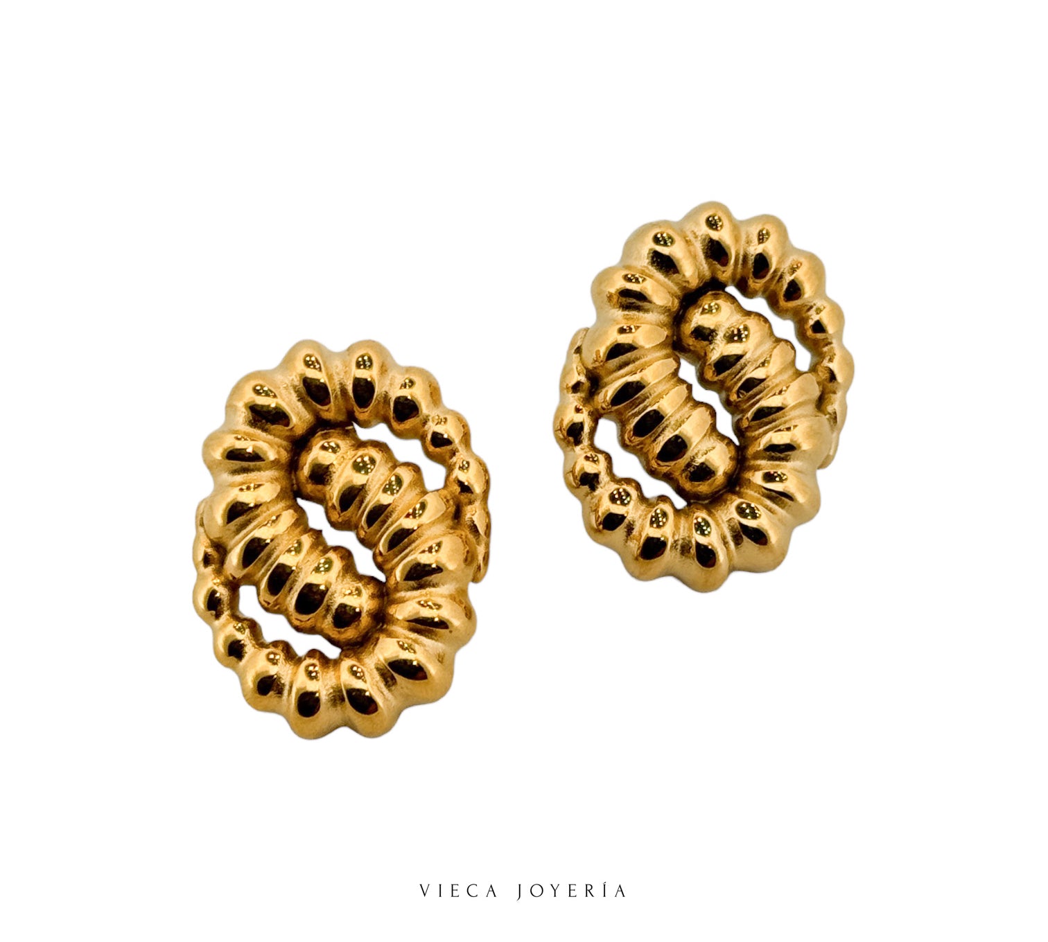 Aeretes statement dorados vieca joyeria