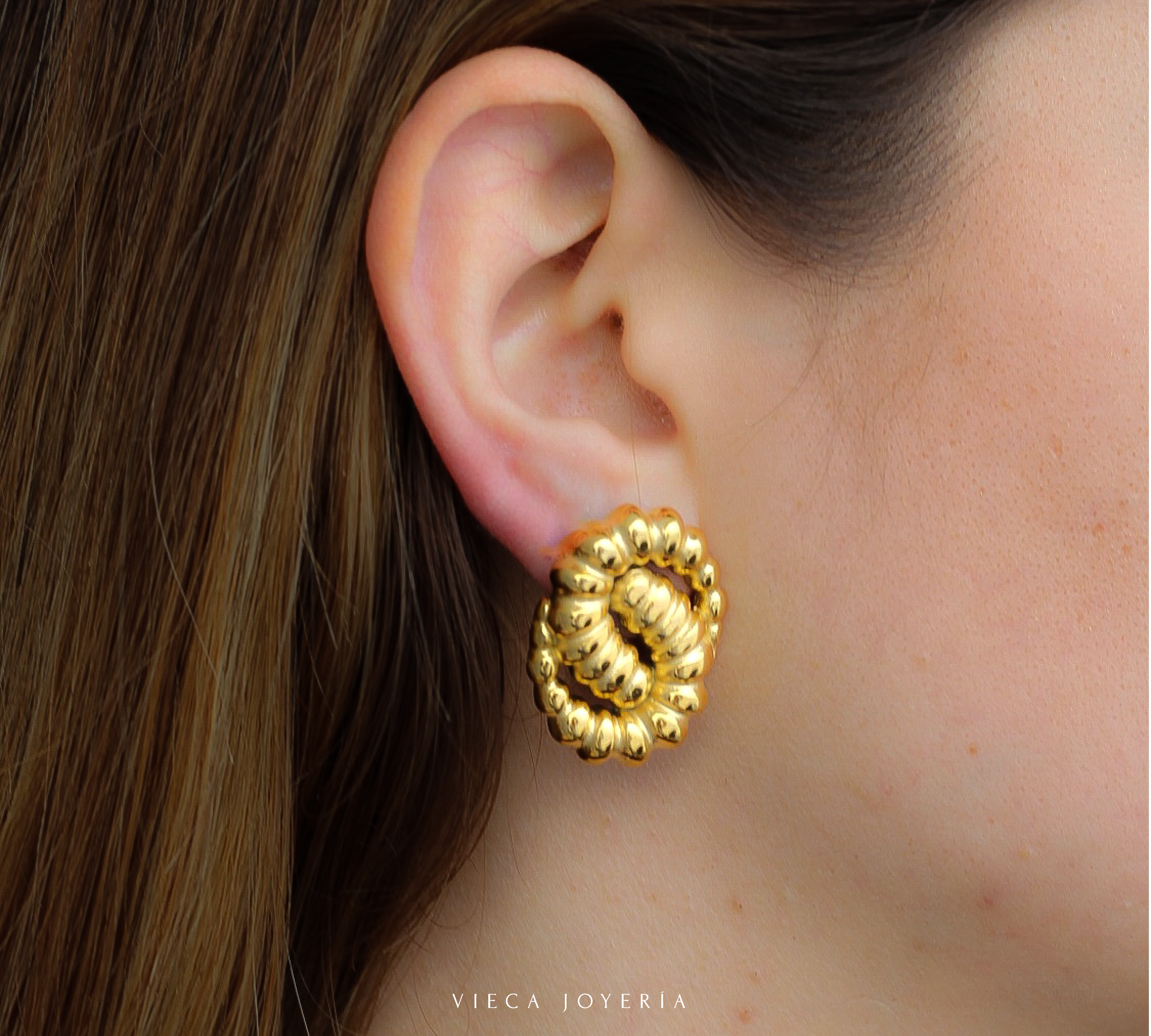 Aeretes statement dorados vieca joyeria