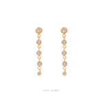 Aretes colgantes con zirconia vieca joyeria envio a todo mexico