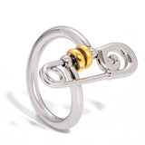 Clip Silver Ring