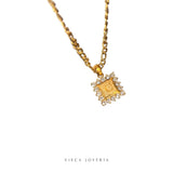 Geo inicial Necklace