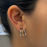 Amanda Bicolor Hoops