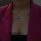 Balloon Zirconias Silver Necklace