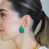 Dupe Bottega Green Earrings