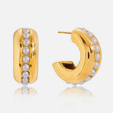 Perlas chunkies Earrings