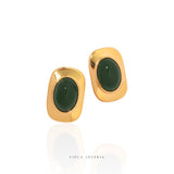 Isabella Green Statement Earrings