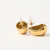 Bicolor media Earrings