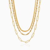 Karla triple Necklace