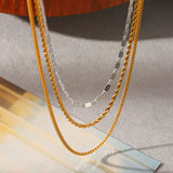 María triple Necklace