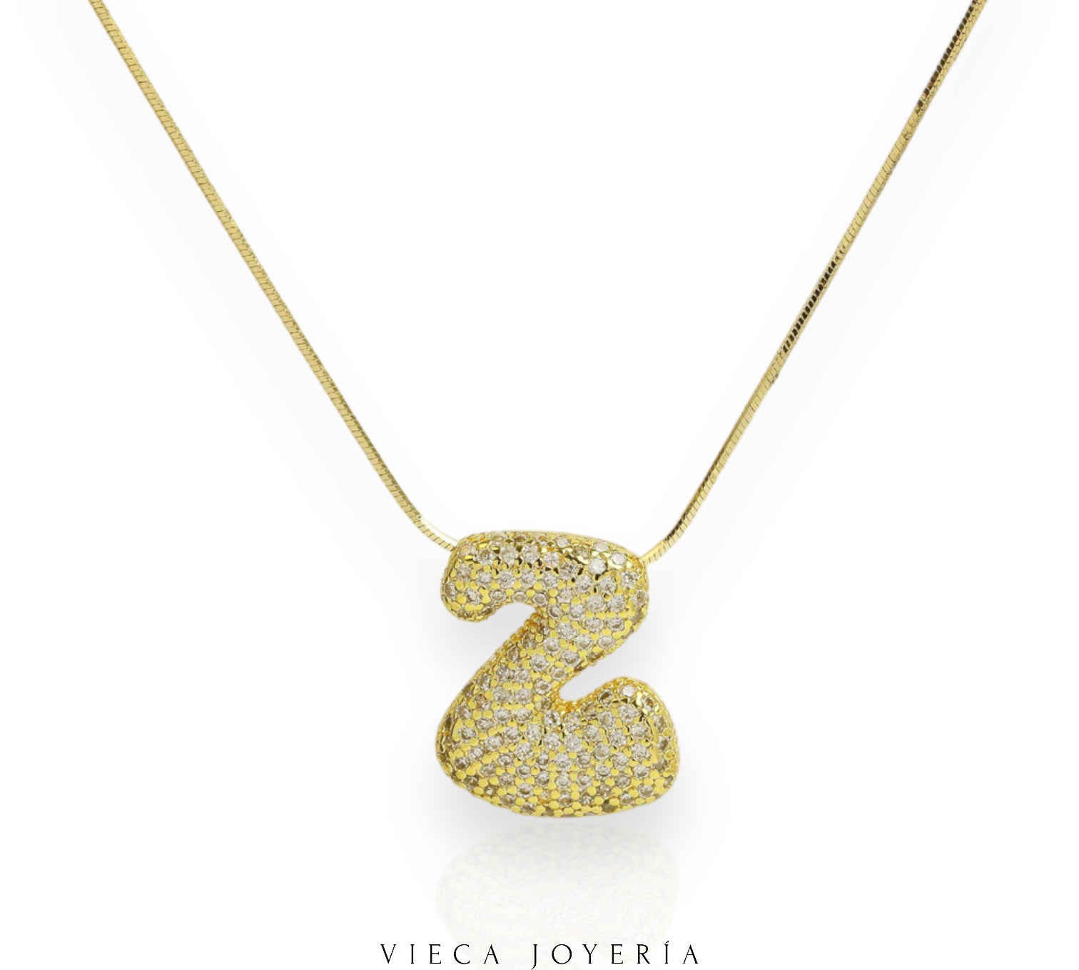 Mini Golden Bubble Necklace