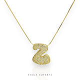 Mini Golden Bubble Necklace