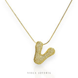 Mini Golden Bubble Necklace