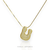 Mini Golden Bubble Necklace