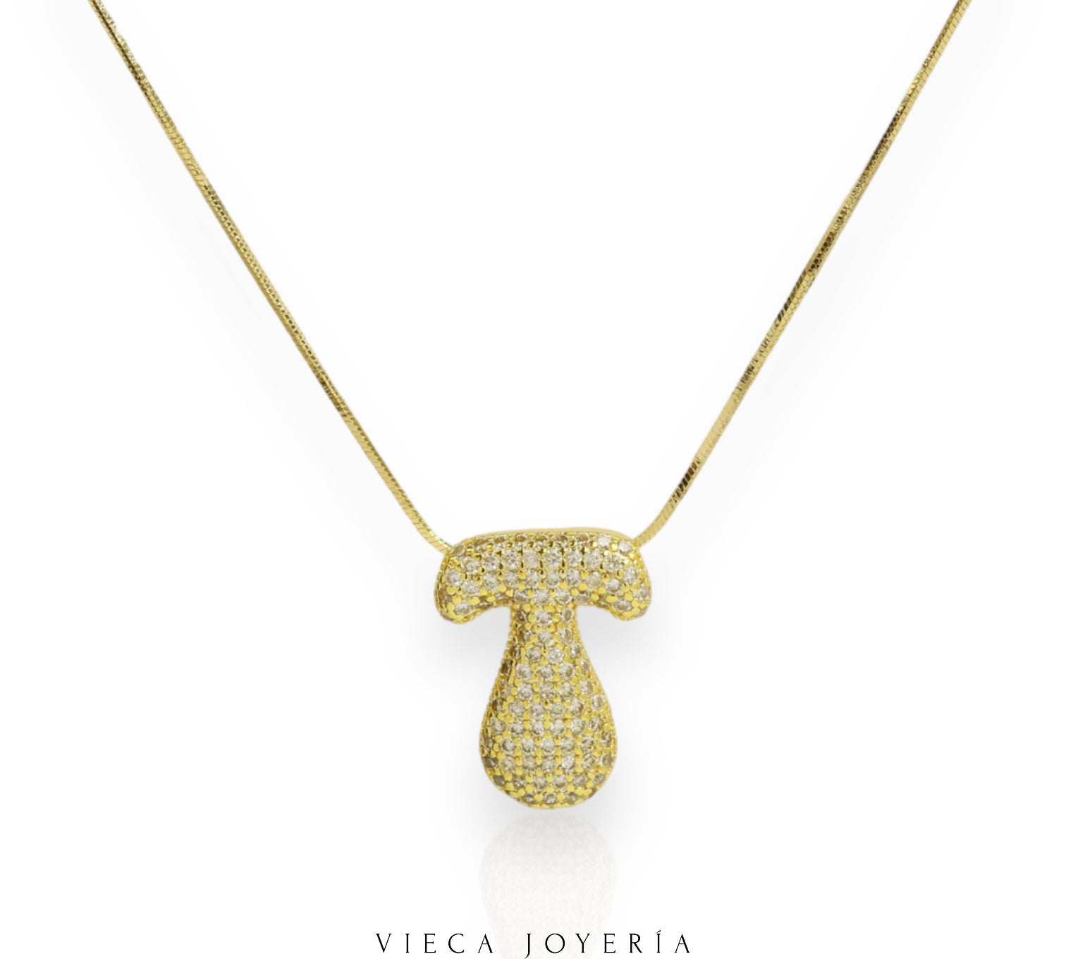 Mini Golden Bubble Necklace