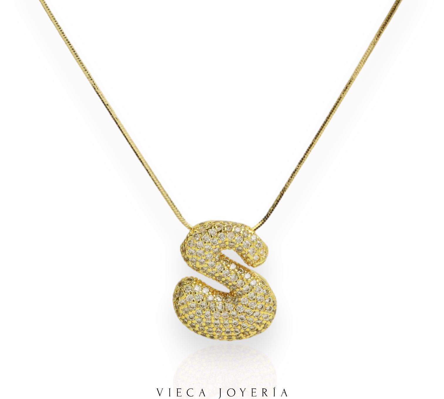 Mini Golden Bubble Necklace