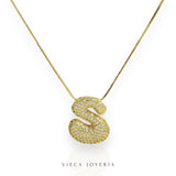 Mini Golden Bubble Necklace