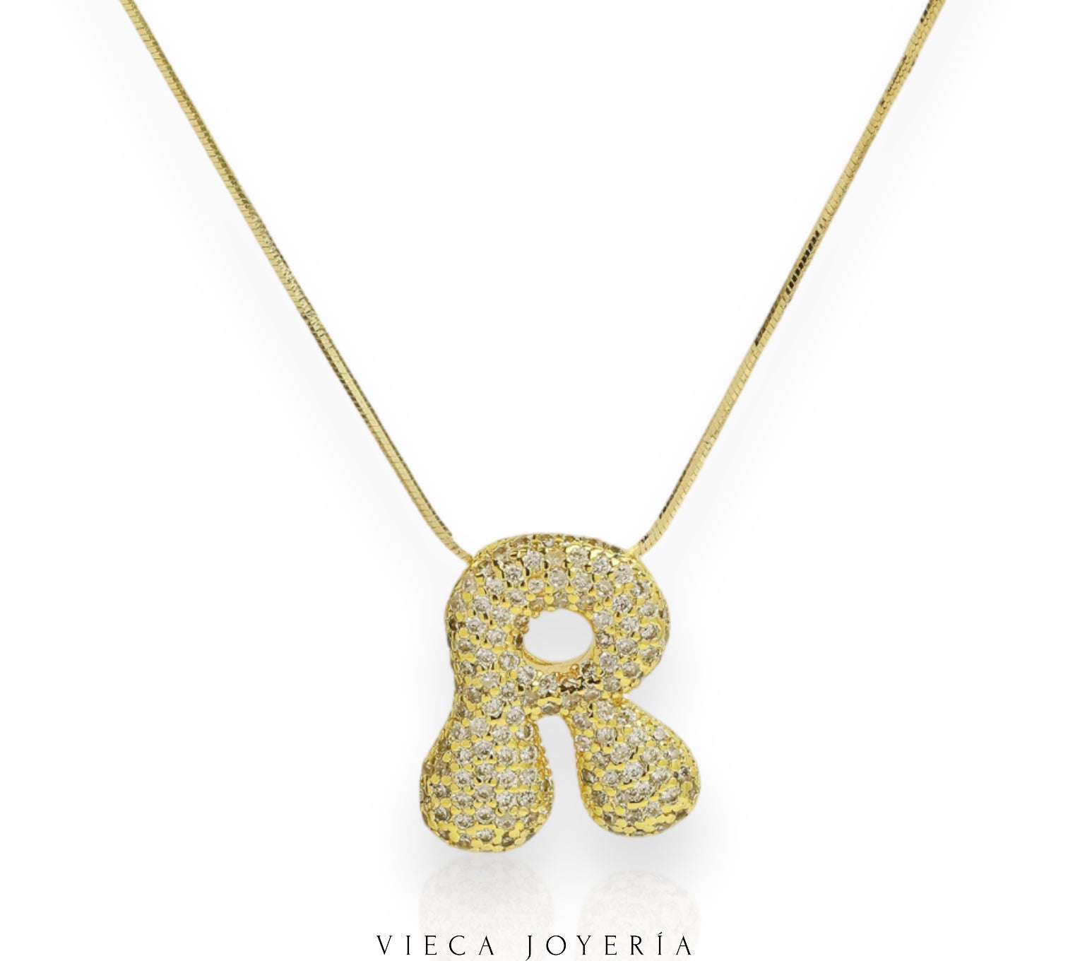 Mini Golden Bubble Necklace