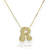 Mini Golden Bubble Necklace