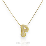 Mini Golden Bubble Necklace