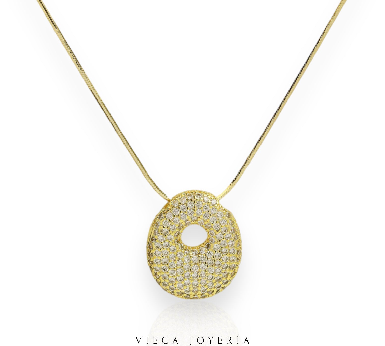 Mini Golden Bubble Necklace