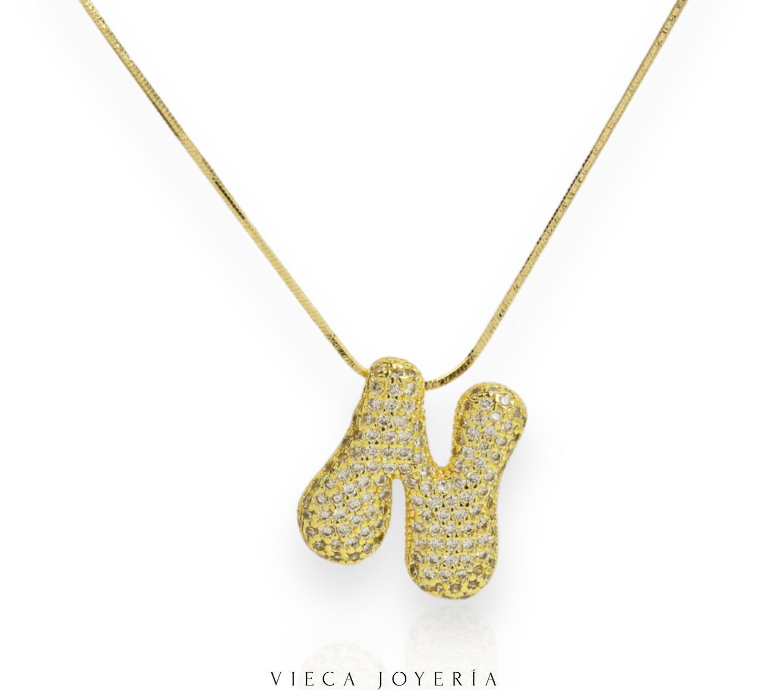 Mini Golden Bubble Necklace