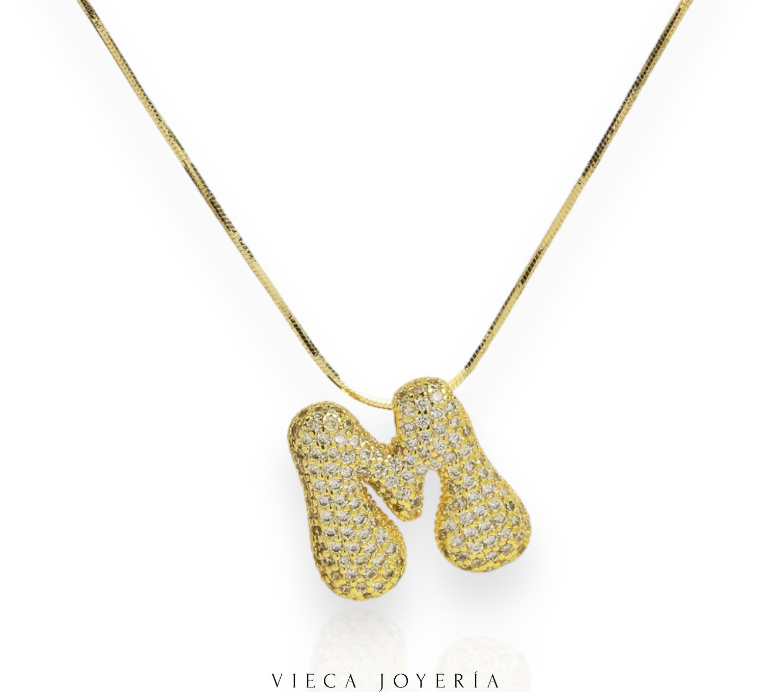 Mini Golden Bubble Necklace