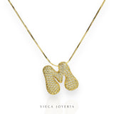 Mini Golden Bubble Necklace