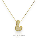 Mini Golden Bubble Necklace