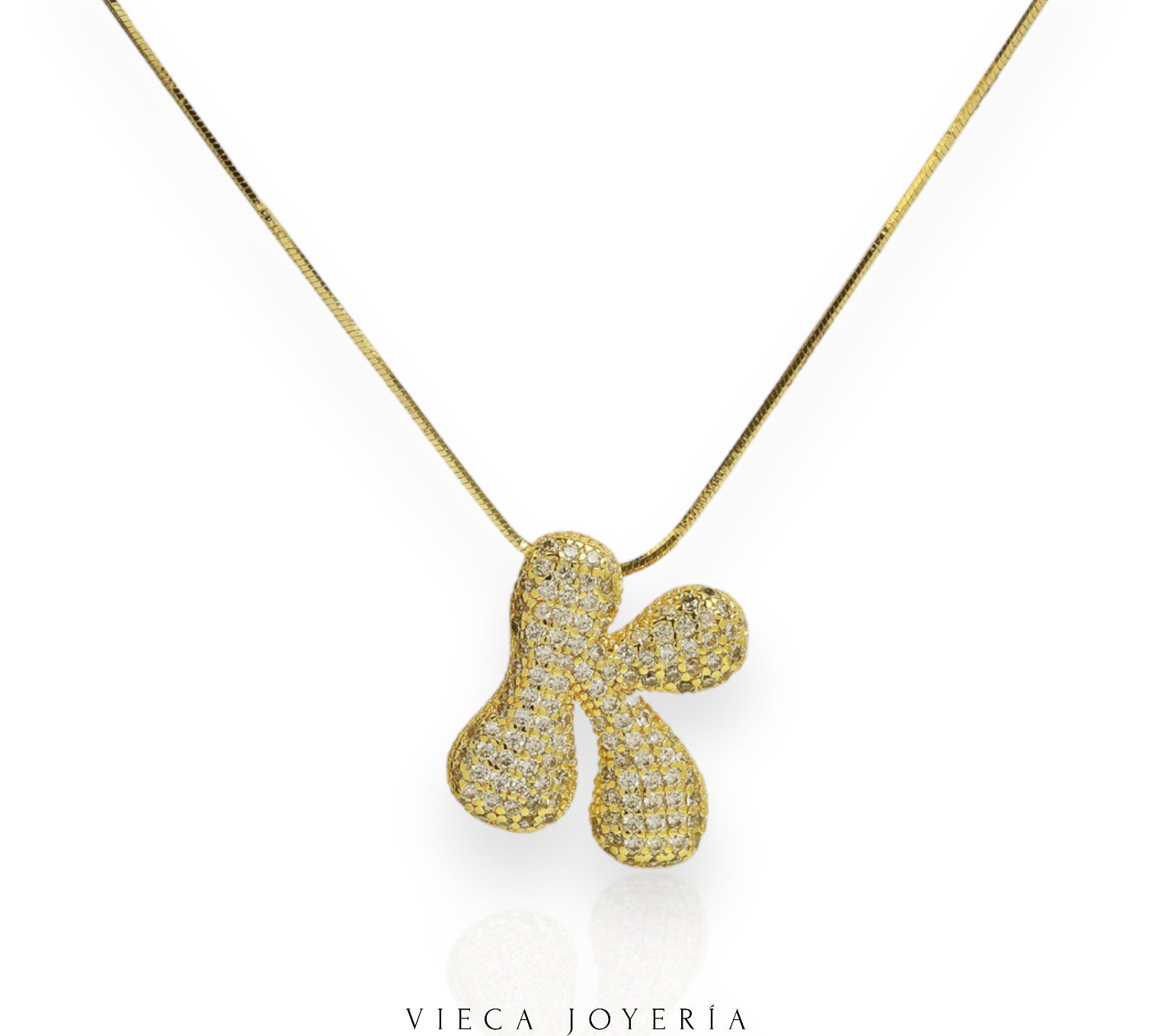 Mini Golden Bubble Necklace