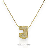 Mini Golden Bubble Necklace