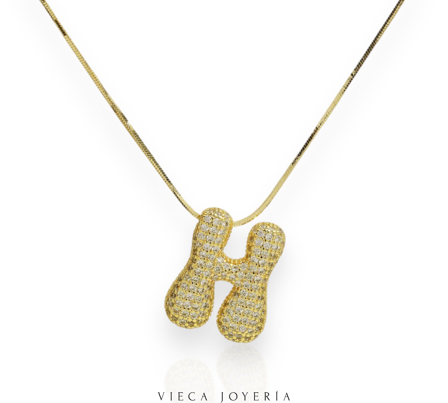 Mini Golden Bubble Necklace