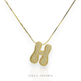 Mini Golden Bubble Necklace