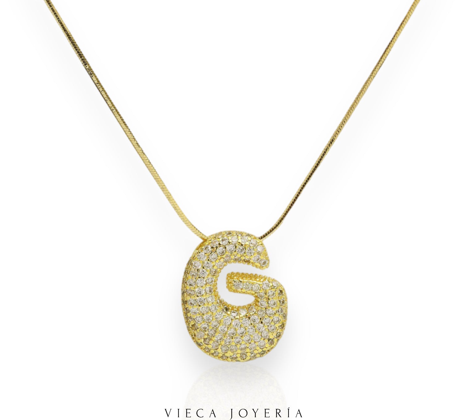 Mini Golden Bubble Necklace