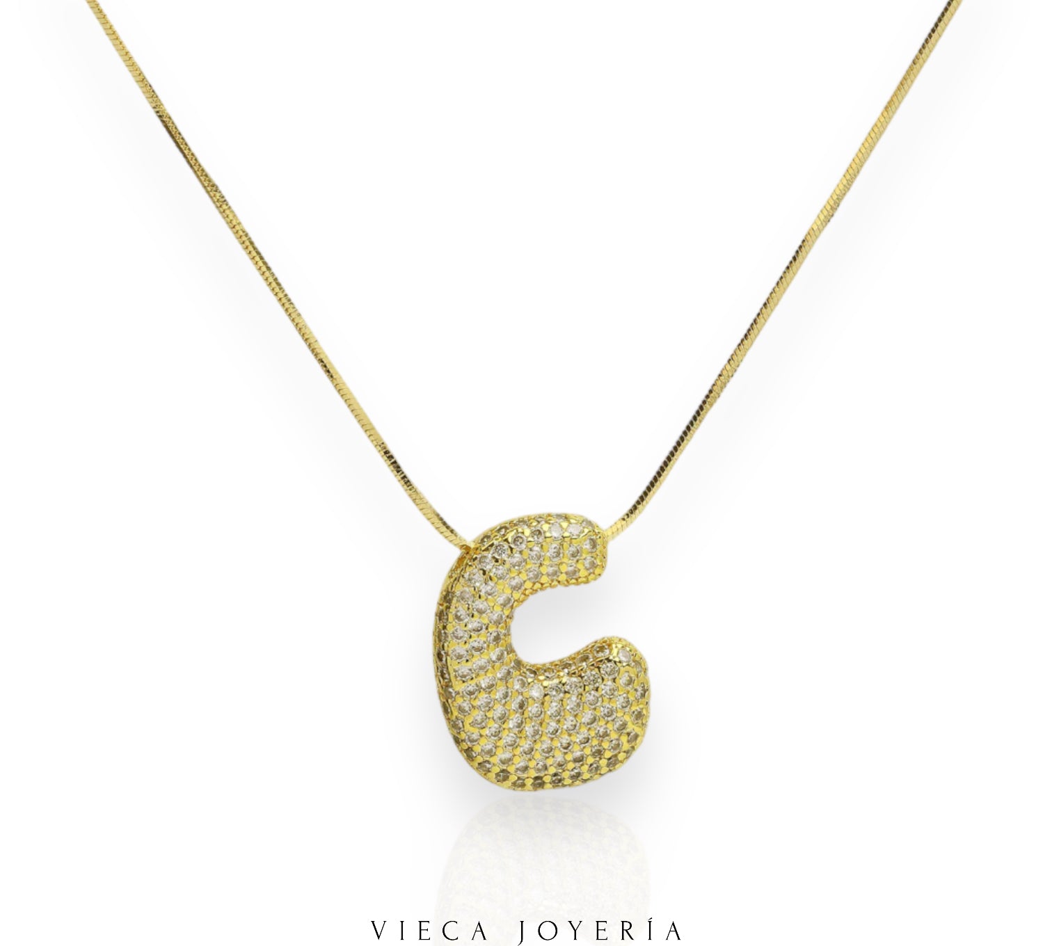 Mini Golden Bubble Necklace