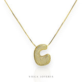 Mini Golden Bubble Necklace
