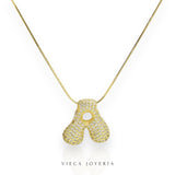 Mini Golden Bubble Necklace