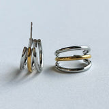 Amanda Bicolor Hoops