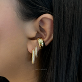 Estella Zirconia Hoops