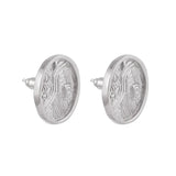 Adele Studs Rhodium